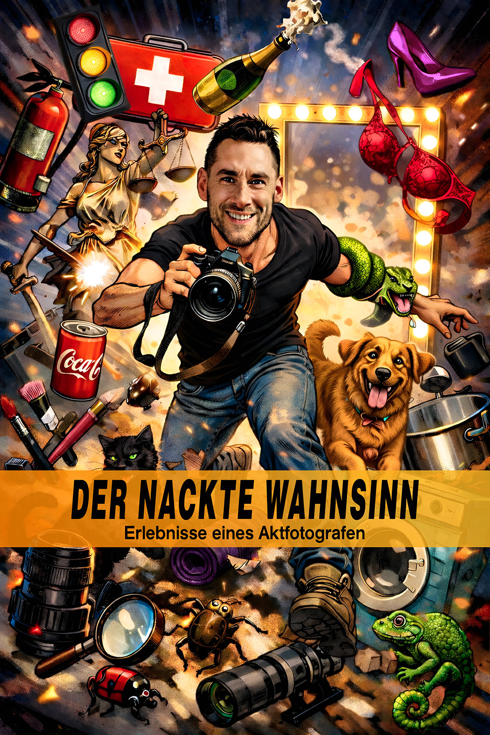 Boek over naaktfotografie - waar gebeurde gebeurtenissen - blik achter de schermen van een fotostudio